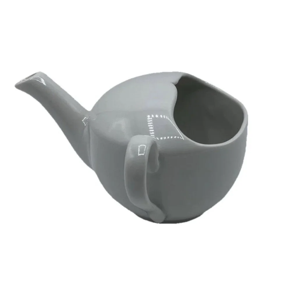 Vintage Suisse Langenthal Invalid Feeder White Porcelain Retro Spouted Cup Nurse